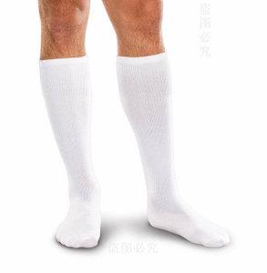 袜子男长袜高筒白色图片