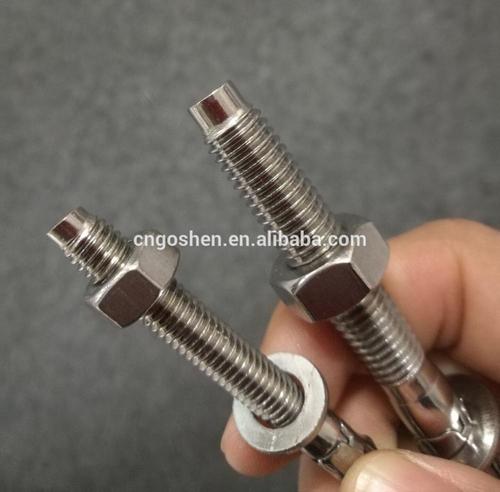 ss wedge anchor through bolt concrete wedge anchor