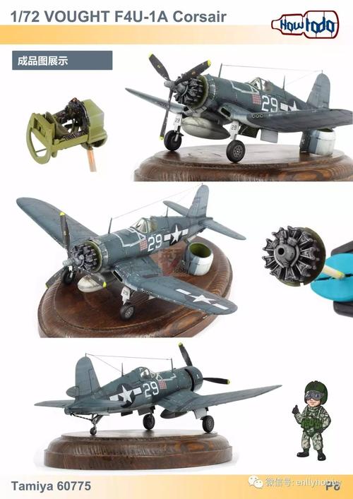 【涂装教程】美国 f4u-1a 海盗战斗机制作测评