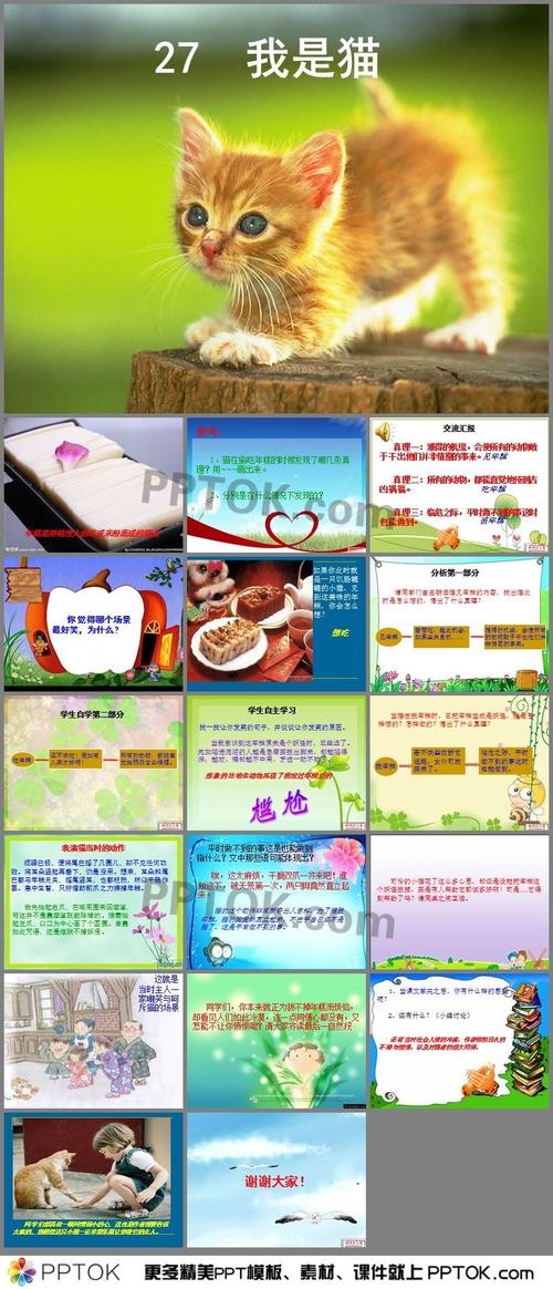 语文课件ppt → 我是猫ppt优秀课件 这是我是猫ppt优秀课件下载,主要