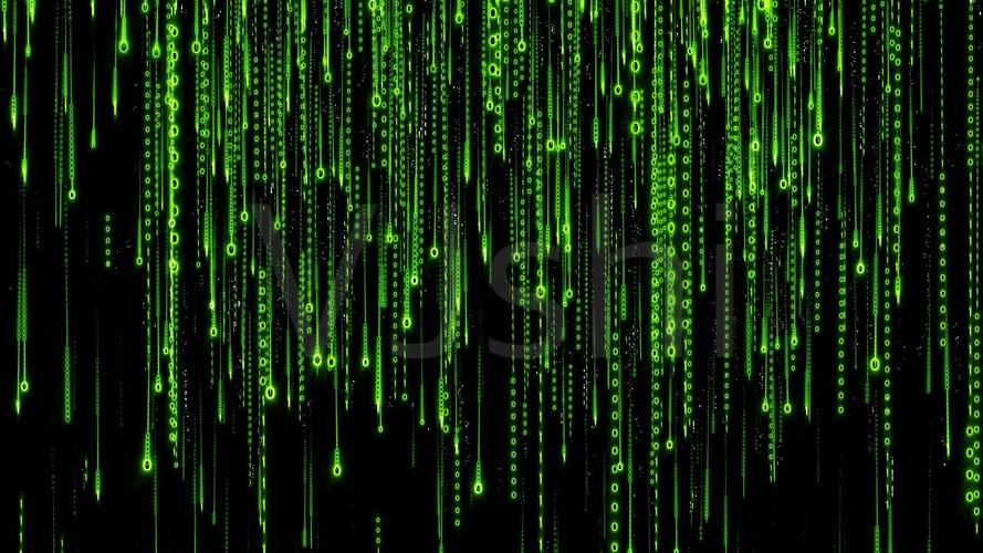科技代码数字雨黑客帝国01