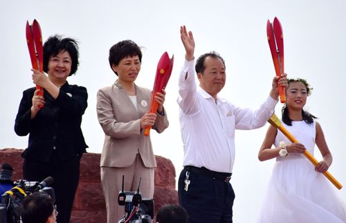 山西运城西侯度遗址火种采集仪式隆重举行 - 芮城县