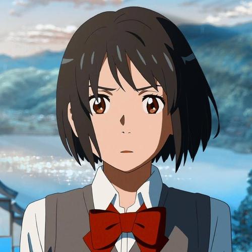 「第117期」动漫女头:你的名字 宫水三叶无水印女生头像