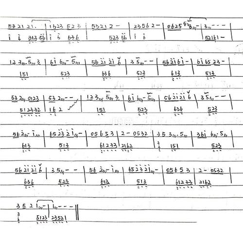 古筝曲谱《烟雨行舟》_古筝_影视_音乐