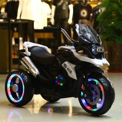 厂牌直营儿童电动摩托车遥控宝宝三轮车儿童6岁至8岁可坐号电瓶玩具车