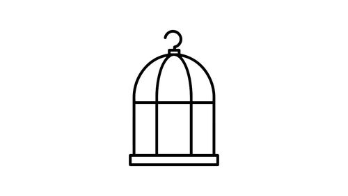 鸟笼怎么画