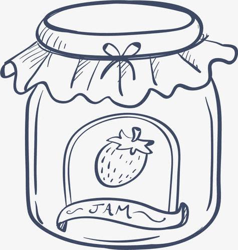 小清新手绘瓶子