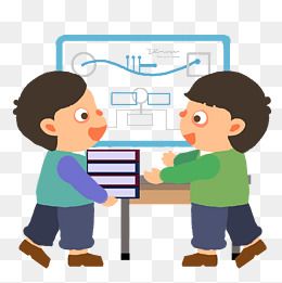 同事相互帮忙整理文件