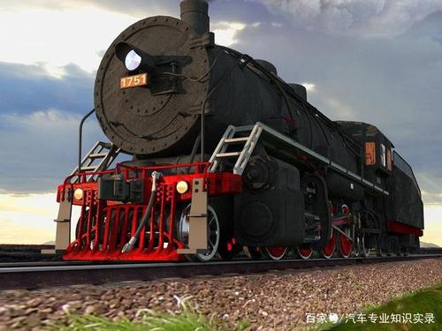 蒸汽机驱动的火车头