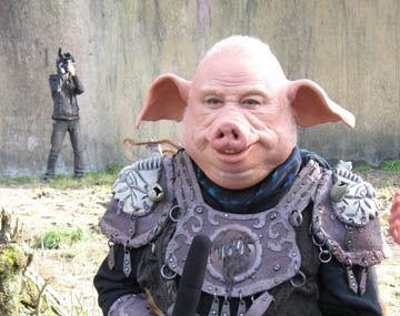 《西游记》拍摄"高老庄" 猪妖造型曝光