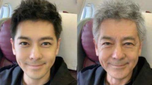 "不老男神"林志颖也老了,满头白发满脸皱纹,无法接受!