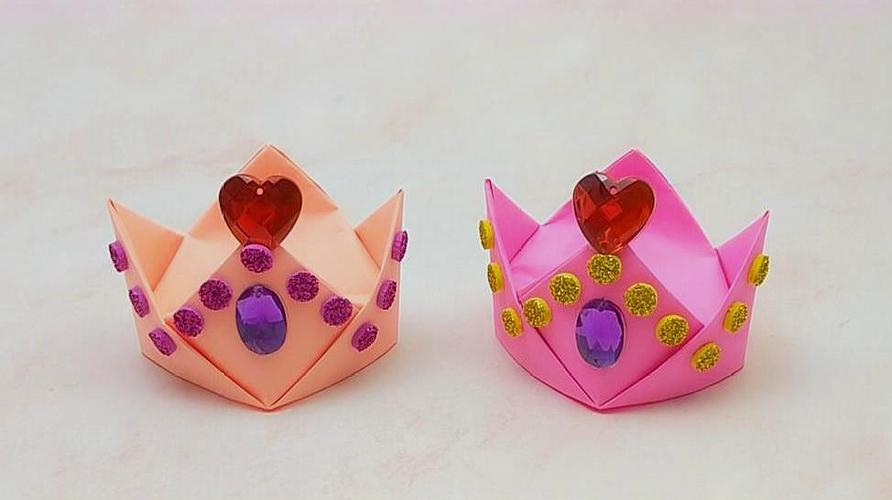 小女孩都喜欢的皇冠来了,简单漂亮抢着要,手工折纸视频教程