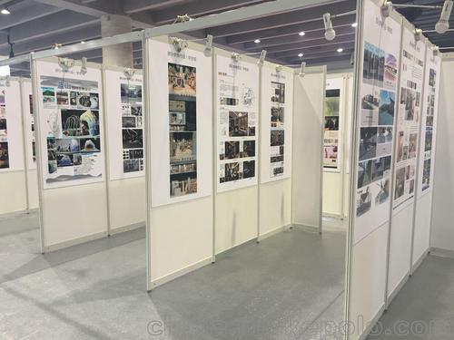 八棱柱展板租赁 画展展板 书画展板,招聘展位搭建 标准展位出租