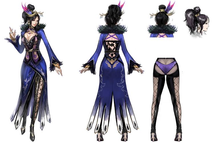 《真三国无双8》甄姬人物设计