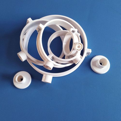 江山市全高塑胶厂专业供应pvc排水管管卡 抱箍 160双用管卡吊卡座