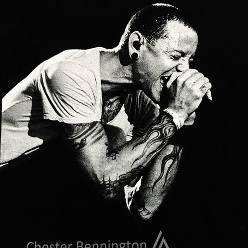 公园摇滚t恤linkinparkchesterbenningto林肯查斯特贝宁