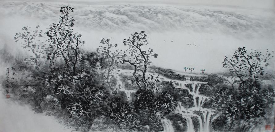 王墨涛山水画作品