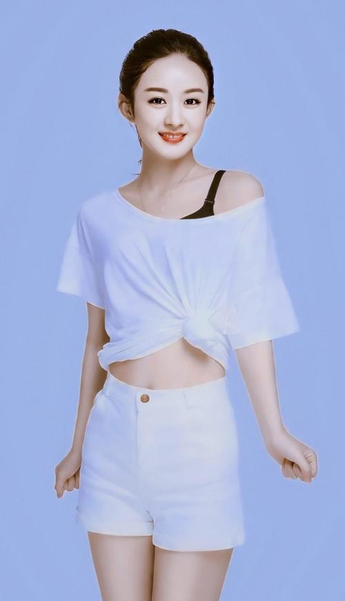 赵丽颖早年内衣广告照,咬唇扮"性感",穿衣风格如欧阳娜娜