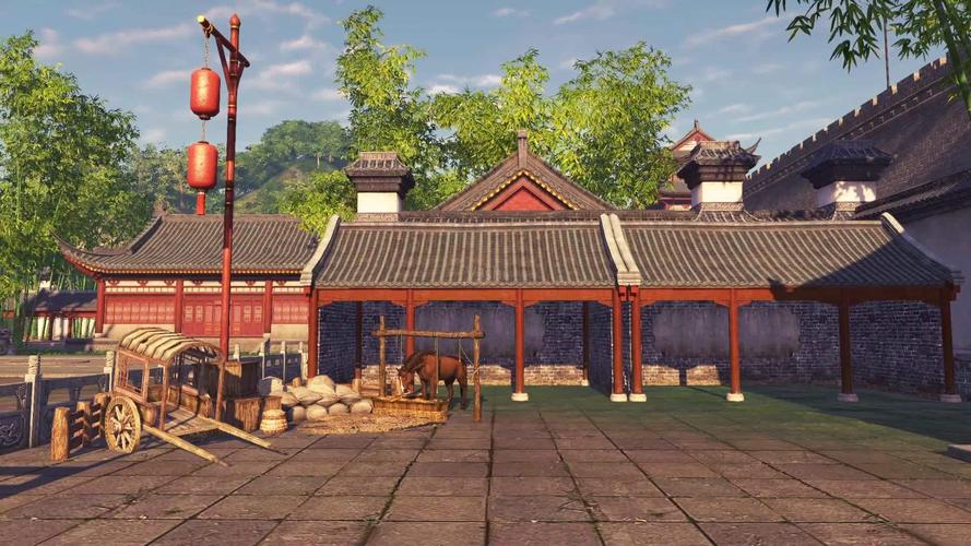 绝对稀有3d古代马厩场景_1920x1080_高清视频素材下载