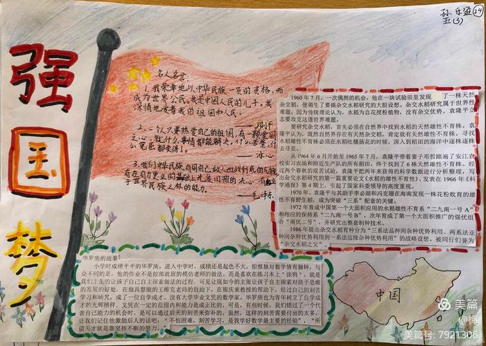 书香中队"强国梦"手抄报展示活动