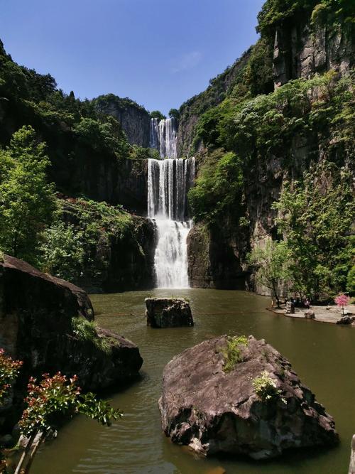 五一出游文成百丈漈