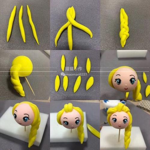 冰雪奇缘超可爱粘土小公主玩偶