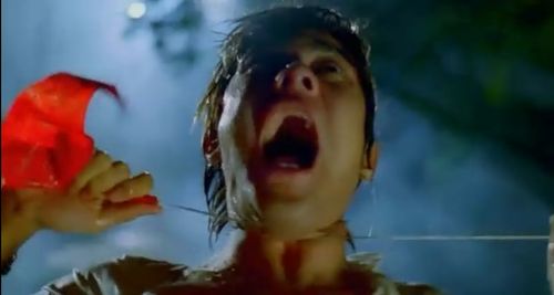 4分钟看完恐怖片《咒乐园》,男子惨遭厉鬼绳索割喉,太吓人了