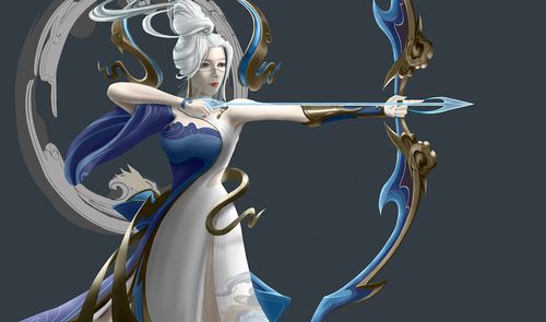 插画王者荣耀五岳山河志太华伽罗