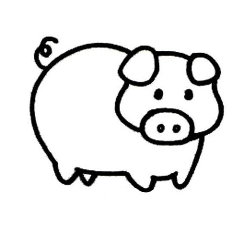 猪简笔画版