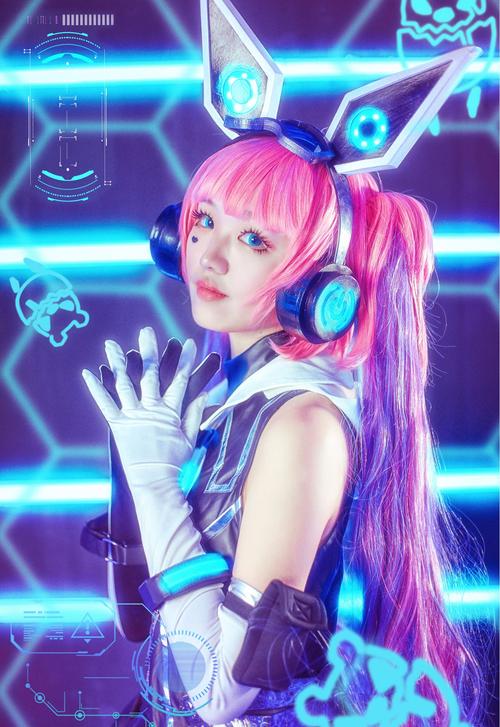 王者荣耀 心灵骇客安琪拉 cosplay