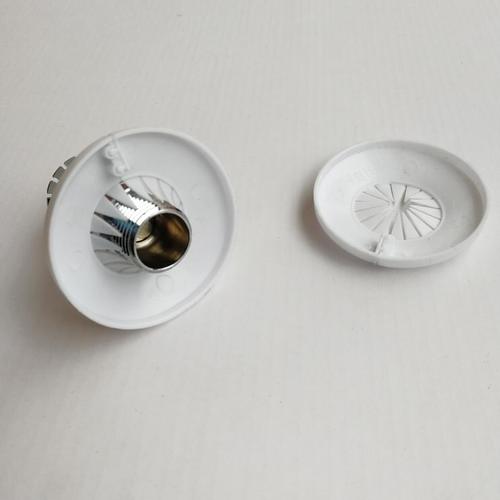 免拆卸型下喷淋头保护罩消防喷淋头装饰盖下喷免拆装饰盖遮挡60mm