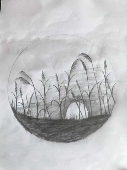 简单素描风景_素描_风景_文化_绘画