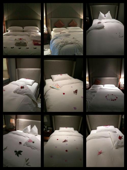 客房个性化夜床展示