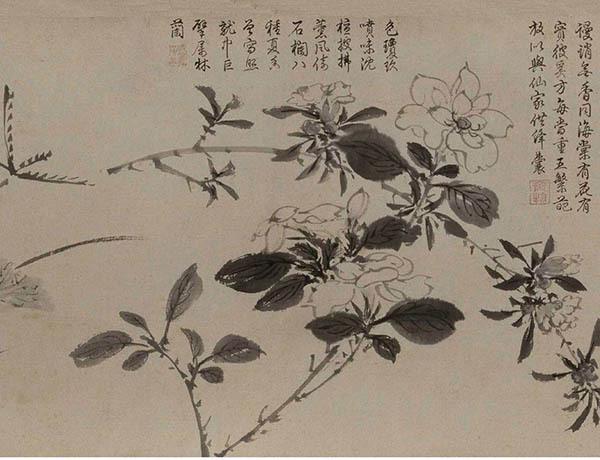 张伯驹收藏的明周之冕《百花图》卷欣赏