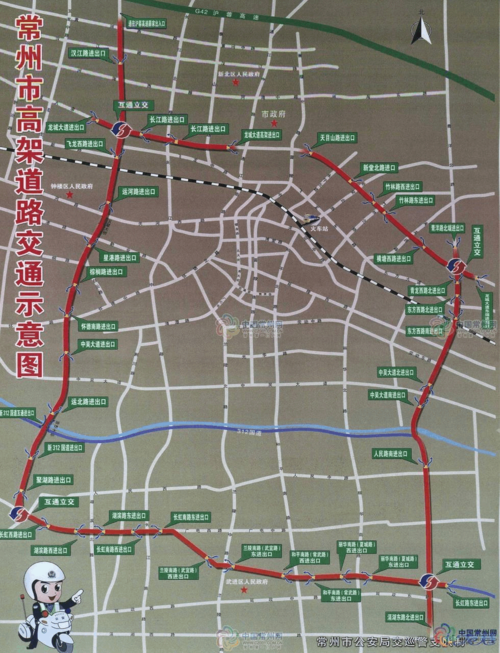 常州高架示意图