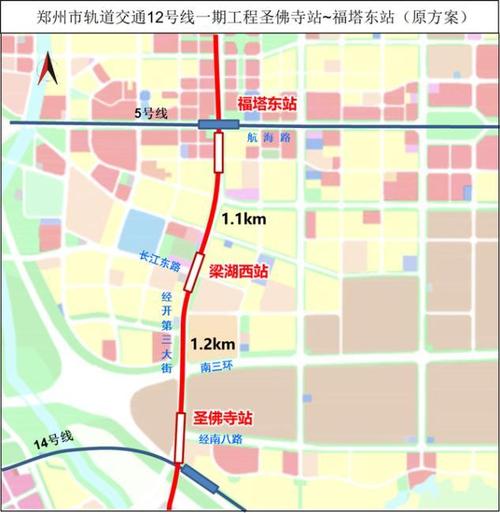 因线网规划调整,郑州地铁12号线梁湖西站取消