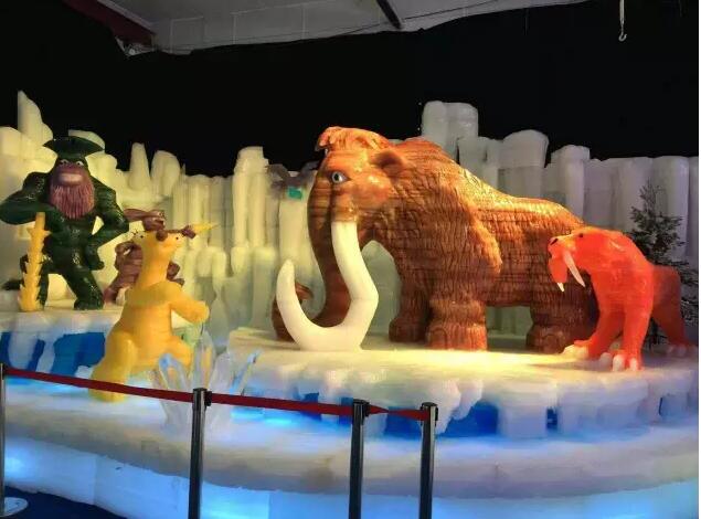 无锡梅园推出冰川时代冰雕馆