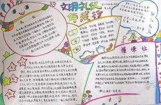 文明使用公共设施的金点子手抄报 文明手抄报