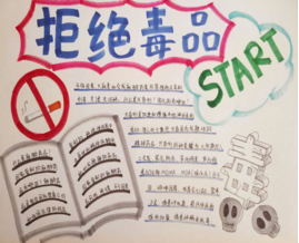 小学生禁毒手抄报内容资料-爱生命远离毒