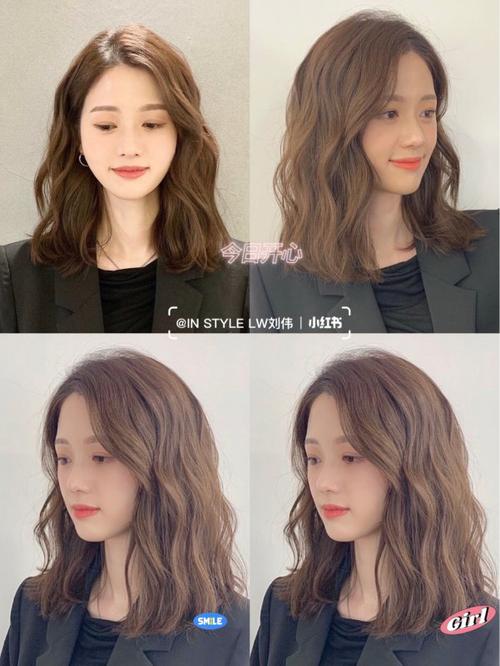 齐肩法式烫发拯救中短发尴尬期 圆脸菱形脸也可