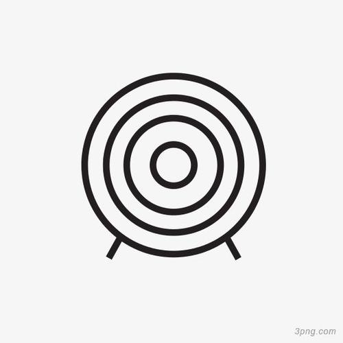 靶子超大黑色线框画集图标17