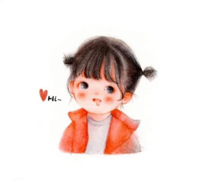 小女孩卡通头像高清图片大全可爱图片大全