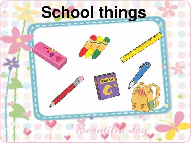 闽教版英语三上《unit 7 school things》ppt课件2