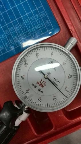 这个百分表读数怎么读?