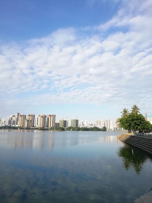 海口红城湖公园及夜景