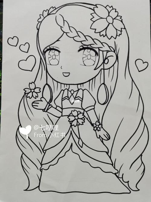 【临摹】叶罗丽精灵梦/q版_叶罗丽_临摹_画画_文化