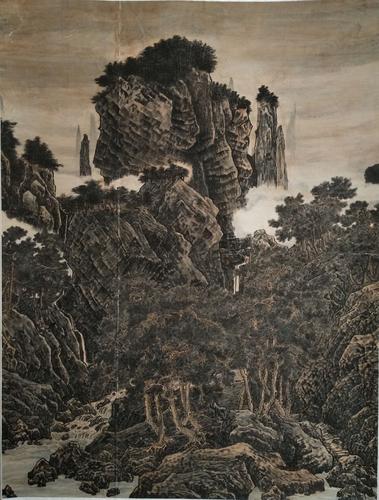 《万壑松风图》