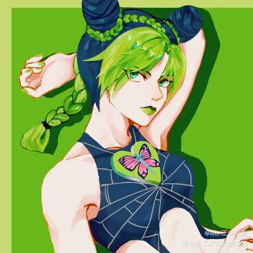 以前画的徐徐_jojojojo的奇妙冒险空条徐伦头像绘画作品
