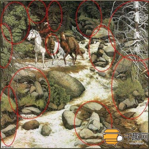 这张画的答案是13张人脸,其实如果你能看到11张就很厉害啦!