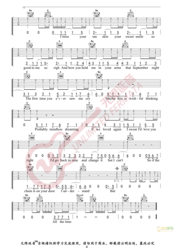 lover吉他谱 taylor swift
